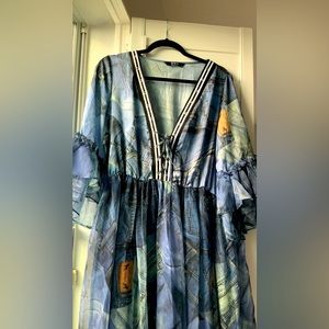 Tov Patterned Maxi Dress